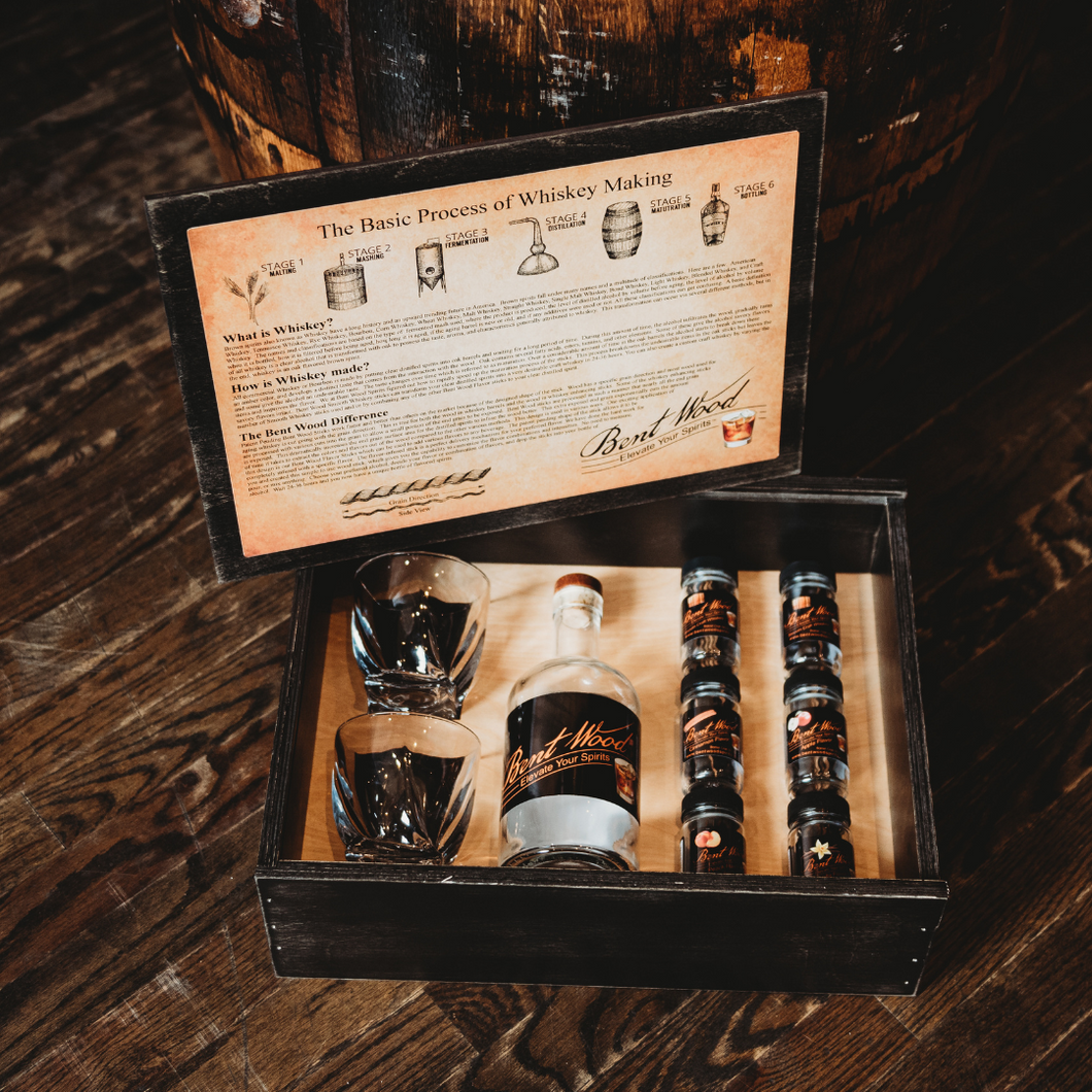 Bent Wood Whiskey Gift Set